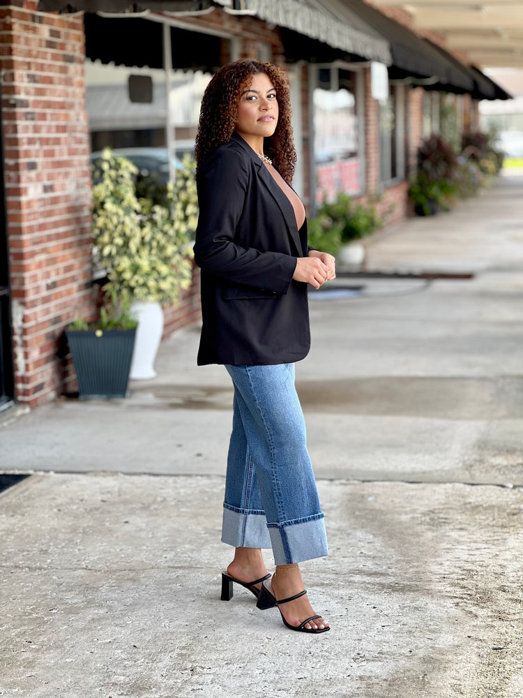 Black Long Sleeve Blazer