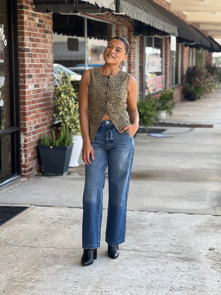 Vintage Soul HW Wide Leg Jean