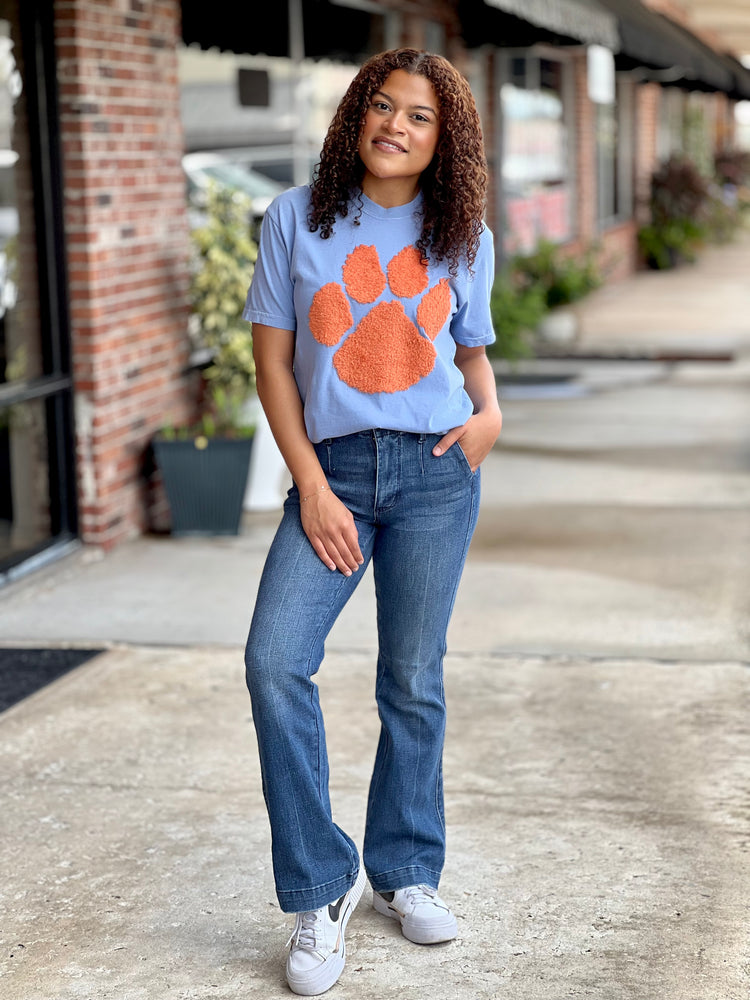 Cassie Mid Rise Trouser Bootcut Jeans