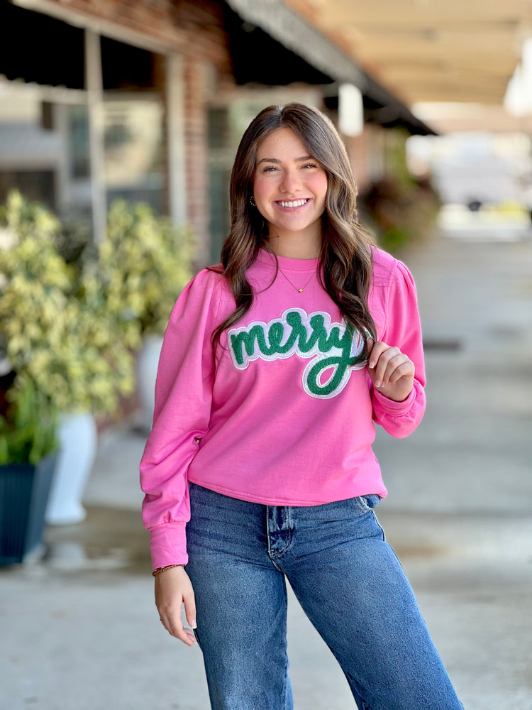 Kelly Merry Pink Sweatshirt
