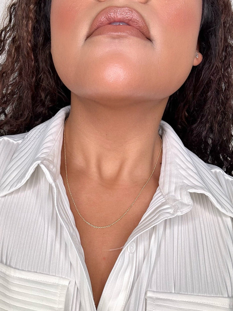 Skinny Cable Chain Necklace