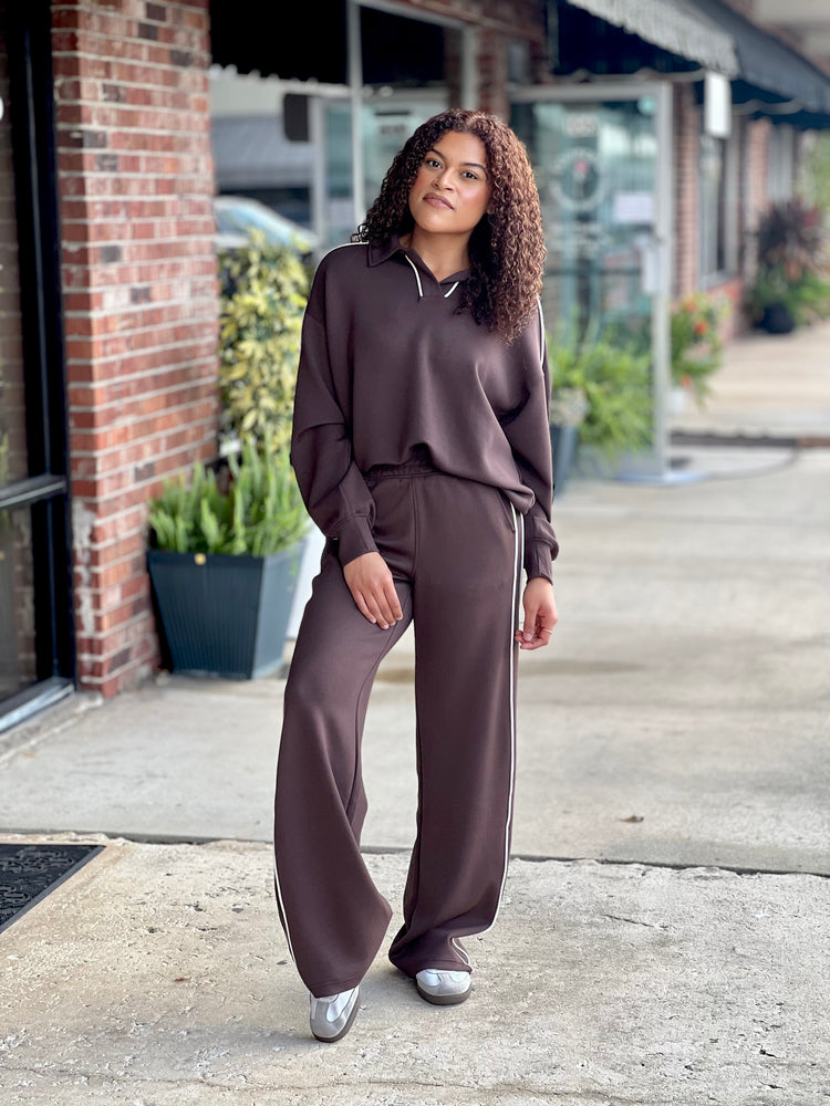 Espresso Modal Scuba Top