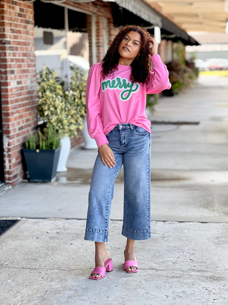 Kelly Merry Pink Sweatshirt