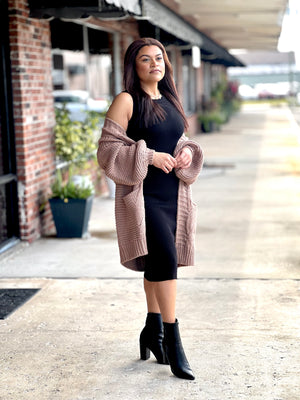Black Ribbed Knit Mini Dress The Classy Cactus Black Ribbed Knit Mini Dress The Classy Cactus