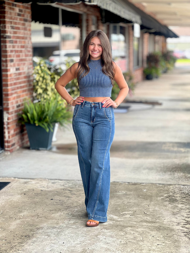 Sleeveless Sweater Knit Top