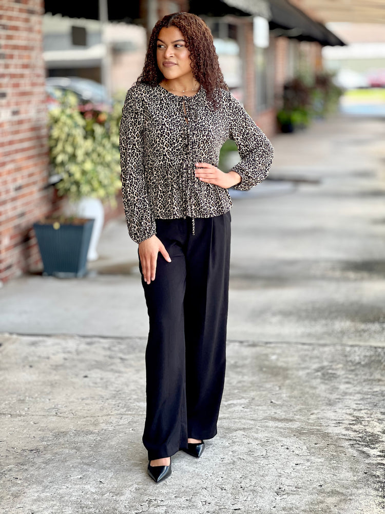 Leopard Long Sleeve Top