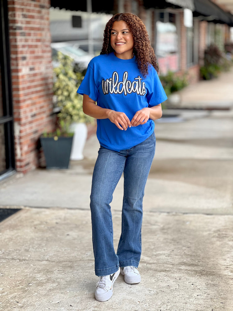 Wildcats Sequin Patch Tee