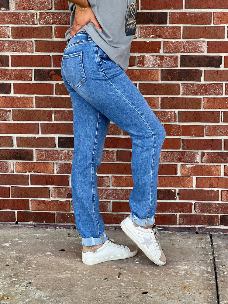 Lola High Rise Straight Jeans