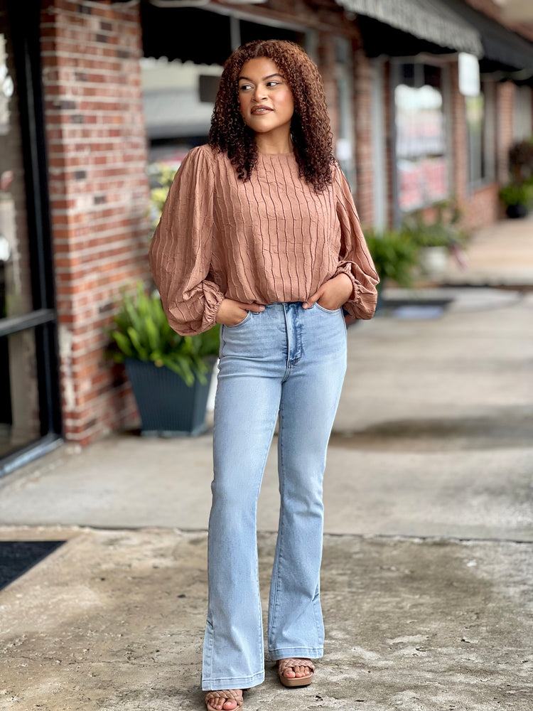 Siena Sunset Textured Top