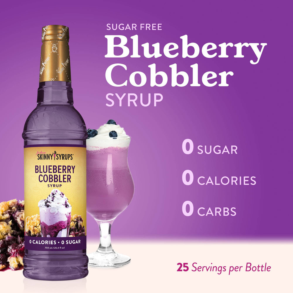 Jordan's Skinny Mixes - Sugar Free Blueberry Cobbler Syrup