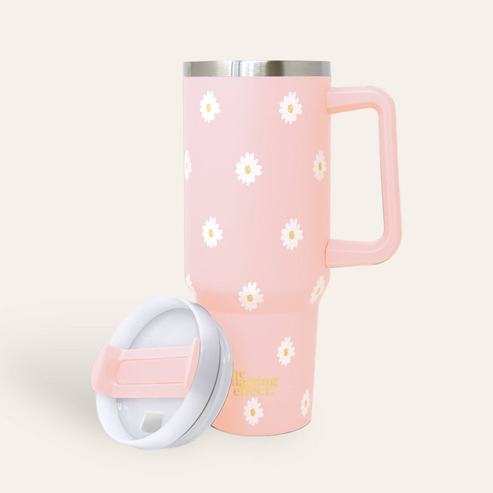 
            
                Load image into Gallery viewer, 40oz Take Me Everywhere Tumbler - Dancing Daisy Pink
            
        