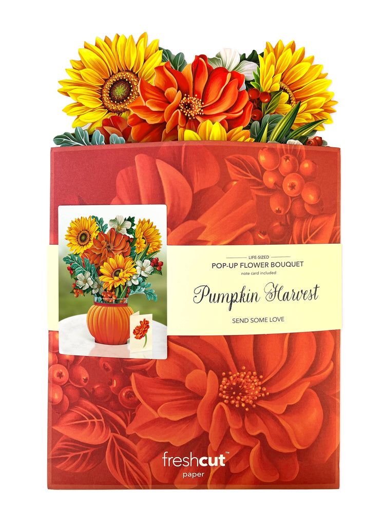 FreshCut Paper - Pumpkin Harvest Pop-up Card