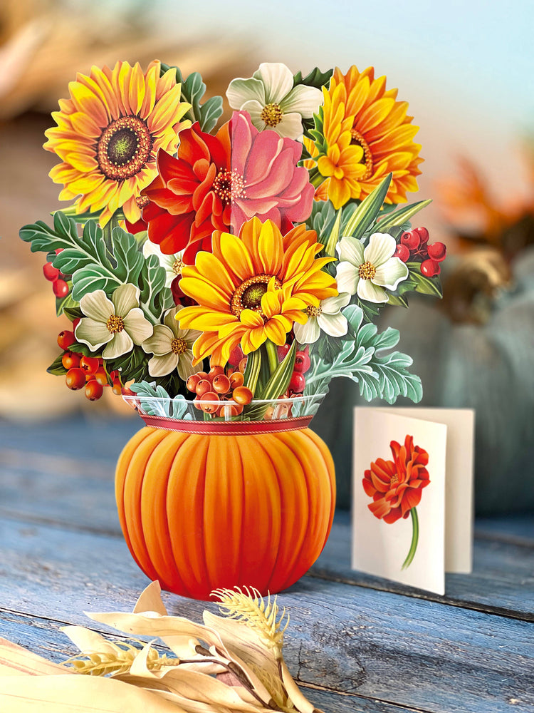 FreshCut Paper - Pumpkin Harvest Pop-up Card