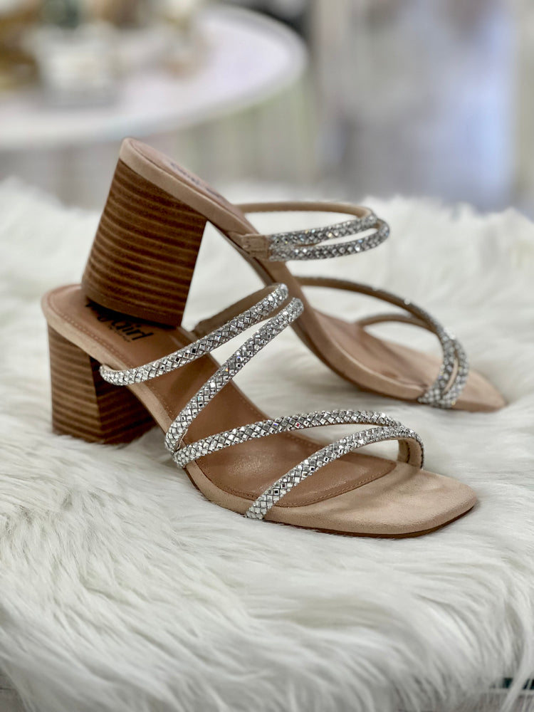Dreamy Clear Jewels Wedges