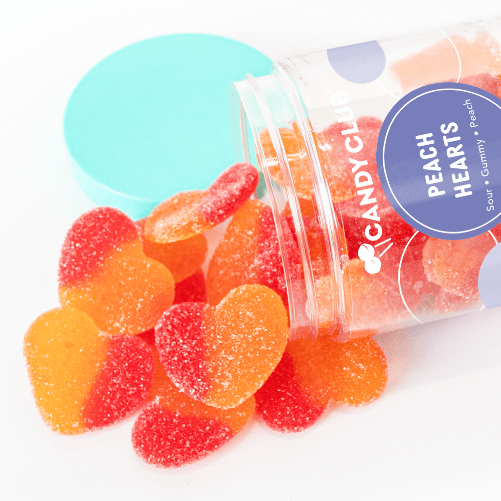 
            
                Load image into Gallery viewer, Candy Club - Peach Heart Gummies
            
        