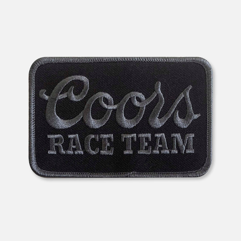 
            
                Load image into Gallery viewer, Webig Moto Company - BANQUET RACE TEAM PATCH: Black-Grey
            
        