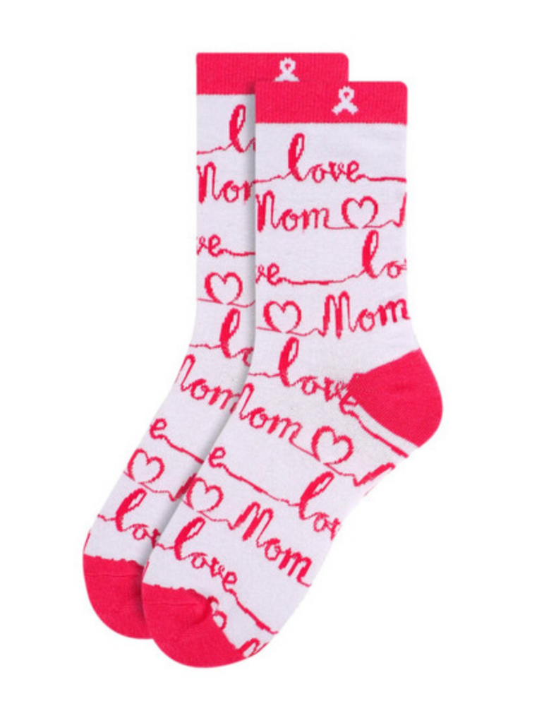Love Mom- Novelty Socks