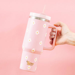 
            
                Load image into Gallery viewer, 40oz Take Me Everywhere Tumbler - Dancing Daisy Pink
            
        