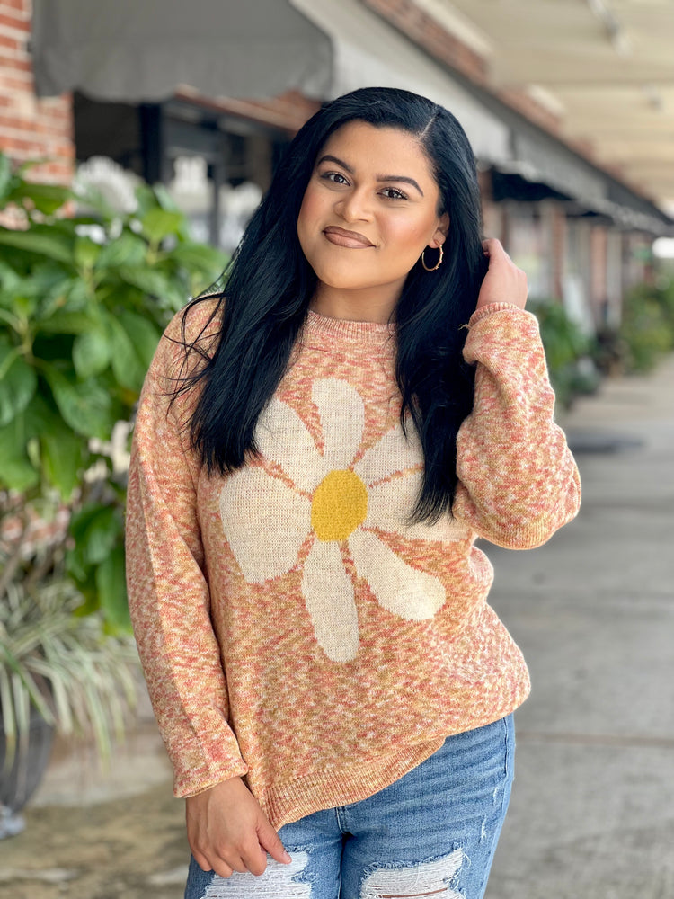 
            
                Load image into Gallery viewer, Crazy Daisy Sweater
            
        